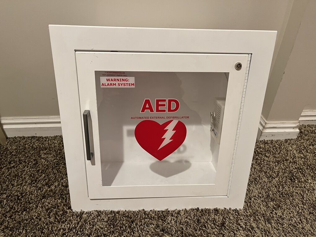 In-Wall AED Box For Heart Defibrillator