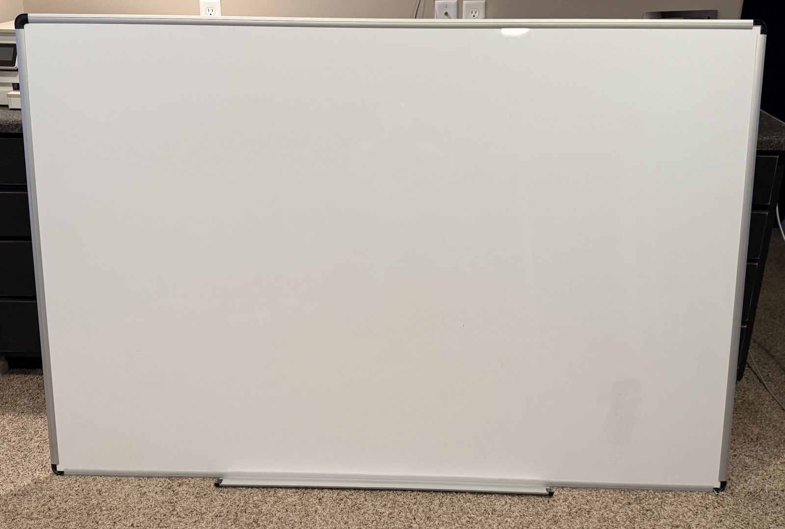 Realspace Magnetic Dry-Erase Whiteboard, 48" x 72"
