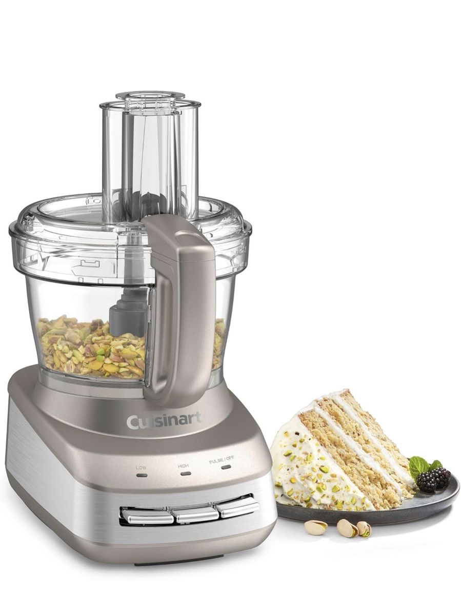 Cuisinart Core Custom 13 cup food processor 4.5 cup small bowl, mix low high pulse control adjustable slicing disc reversible