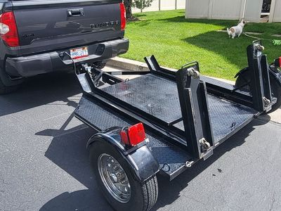 Motorcycle Trailer / Hauler - Unique Vertical Storage