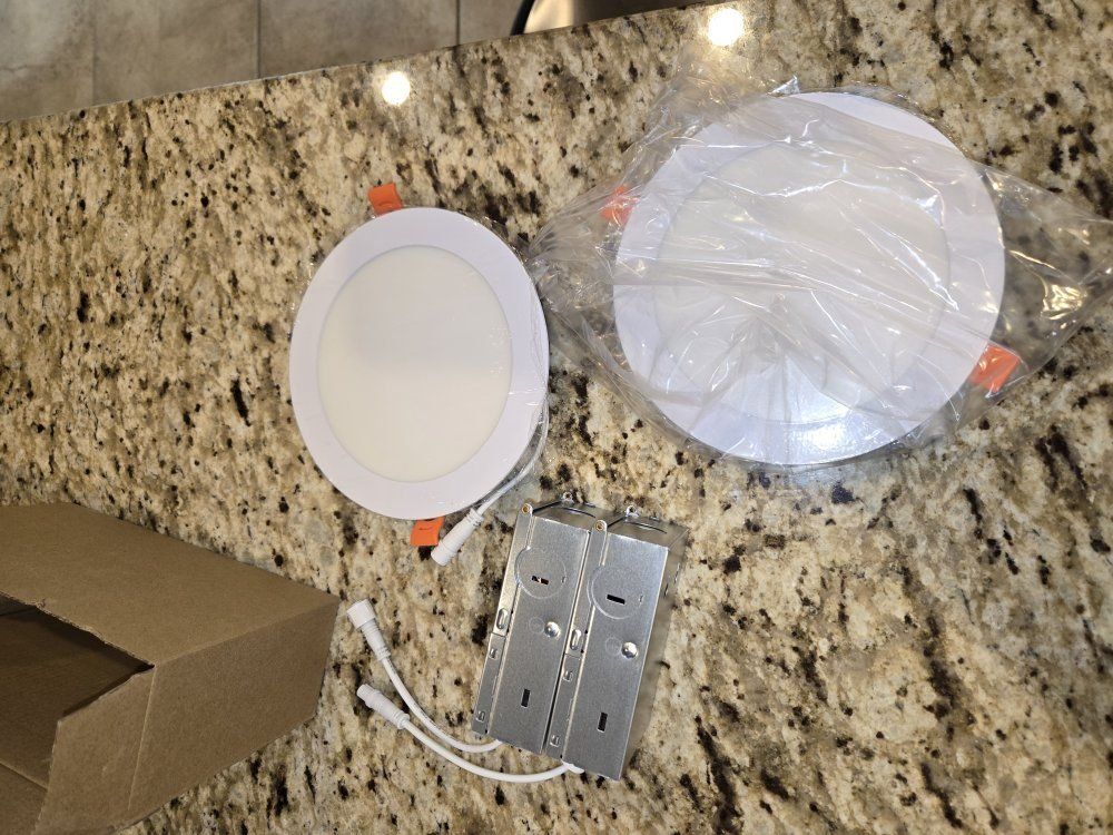 new 6" canless recessed lights adjustable ul rated