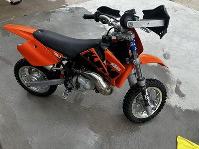 KTM 50 SX Junior Dirt Bike - Orange/Black