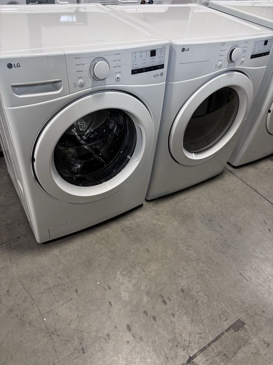 New LG Front Load Stackable Washer Dryer Set