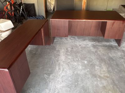 Desk Pair + whiteboard