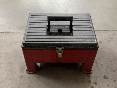 Uline/Stack-On Step Stool Tool Box