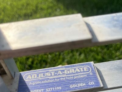 Adjust-A-Grate Adjustable Window Well Grate - 40" to 61" W - Aluminum