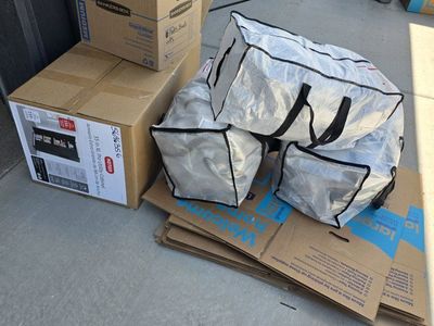 Moving Supplies: Medium Bankers Box, Utility Cabinet Box, Moving Bags & Cardboard