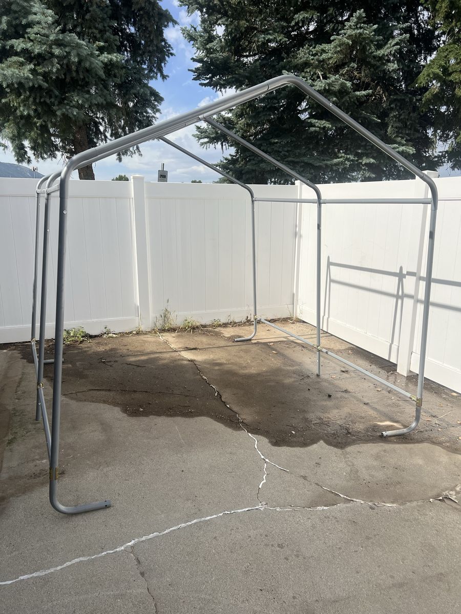 Tarp shed frame