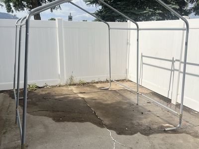 Tarp shed frame