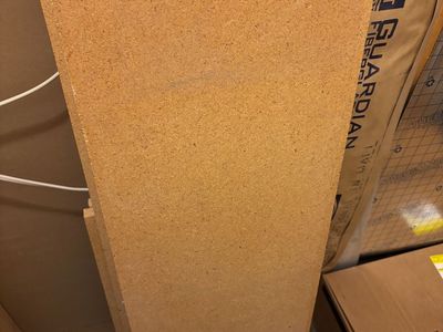 NEW SANDED PARTICLE BOARD SHELVING