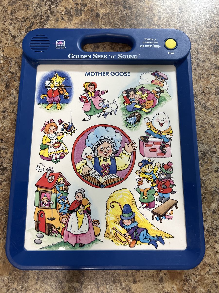 Golden Seek 'n' Sound Mother Goose Electronic Learning Toy