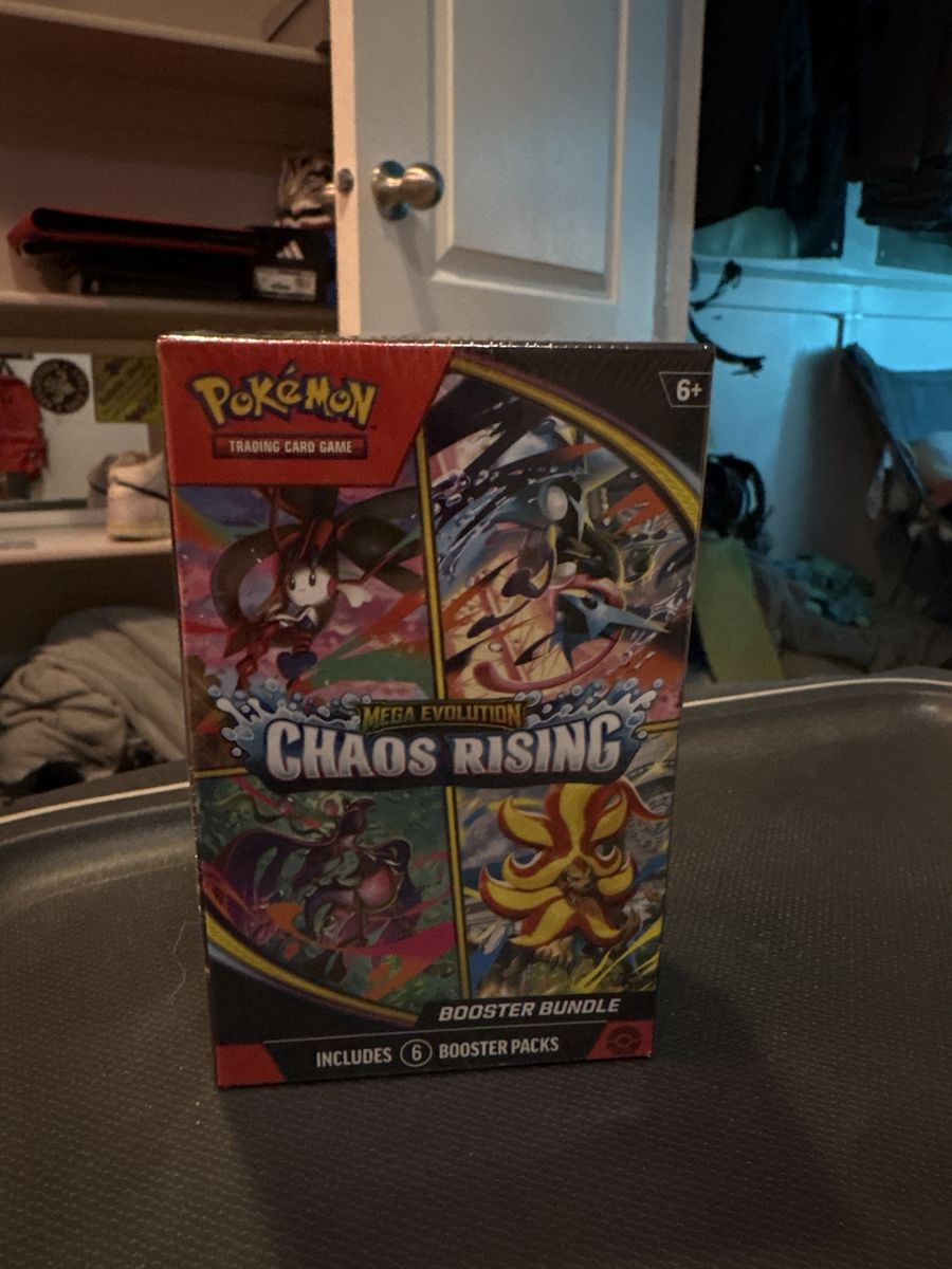 Pokemon TCG Mega Evolution Chaos Rising Booster Bundle - 6 Booster Packs - NEW SEALED