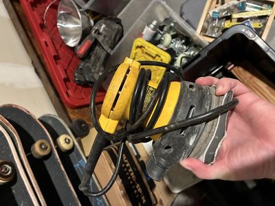 DeWalt Corded Orbital Palm Sander - Compact, Electric, Used Power Tool