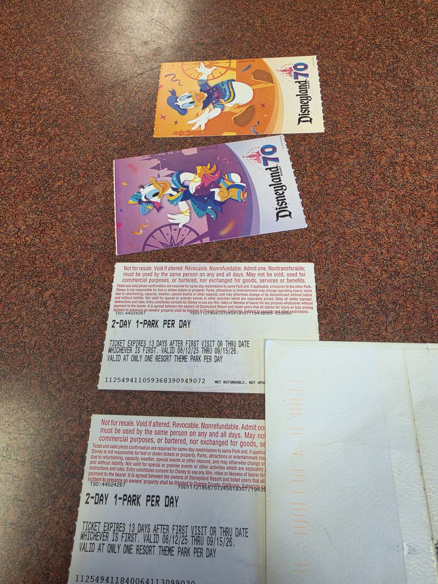 Disneyland Tickets