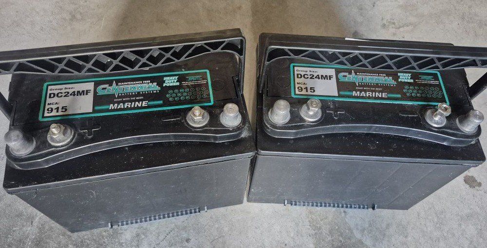 Centennial DC24MF Marine Battery Systems Group Size 915 MCA (2 Batteries)