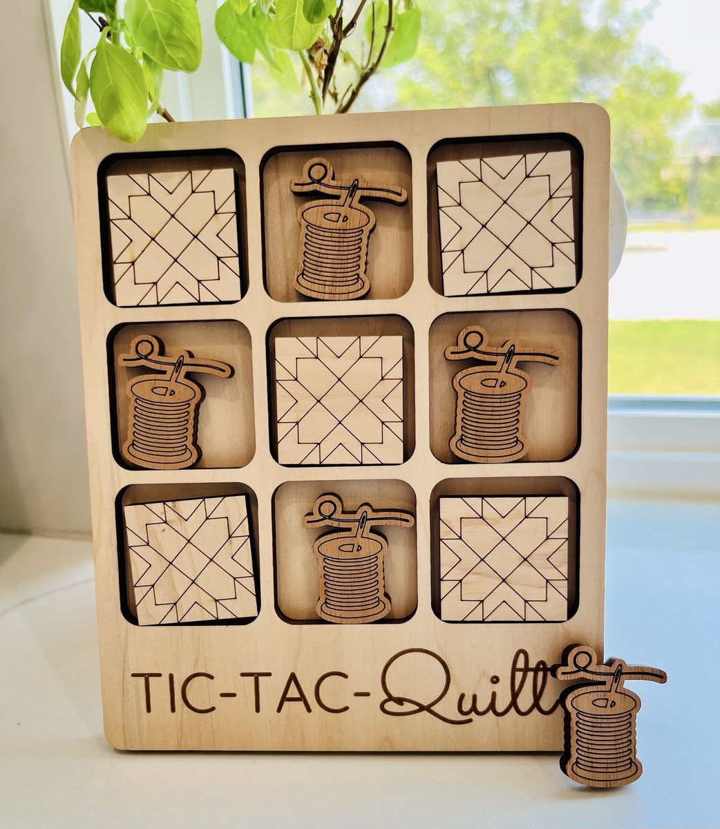 Quilters Tic-Tac-Toe gift 