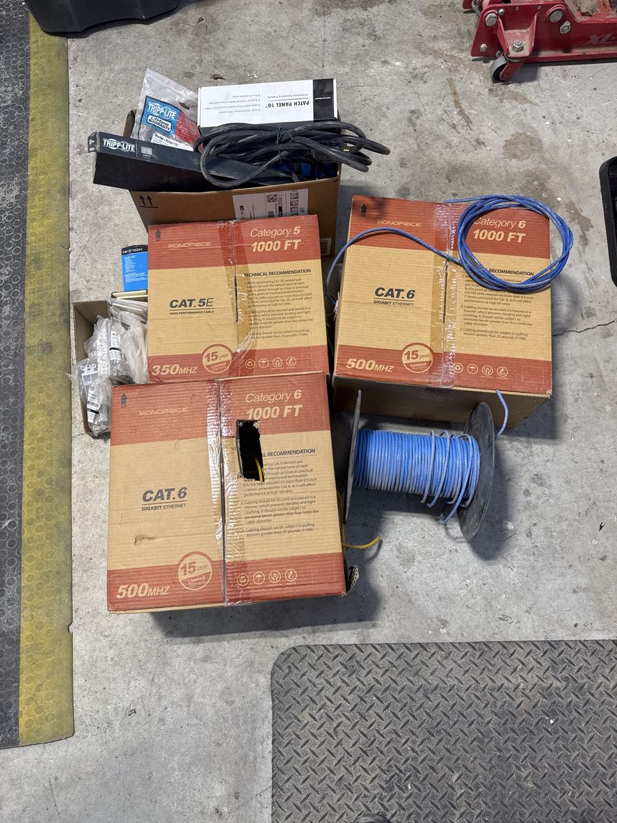 Huge Lot Of networking Supplies