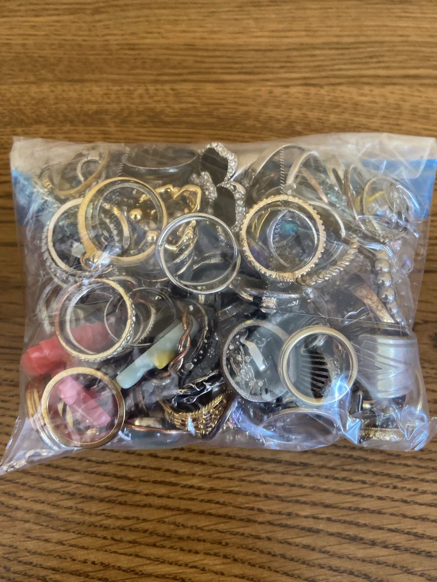 Costume Jewelry (Lot of 125 Rings)! Great for Wearing, Resale, Crafting & more! $125.00