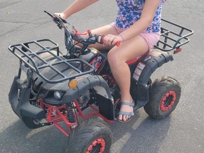X-PRO Eagle 125cc children/teenATV with Automatic Transmission w/Reverse, LED Headlights, Remote disable, Big 16" Tires