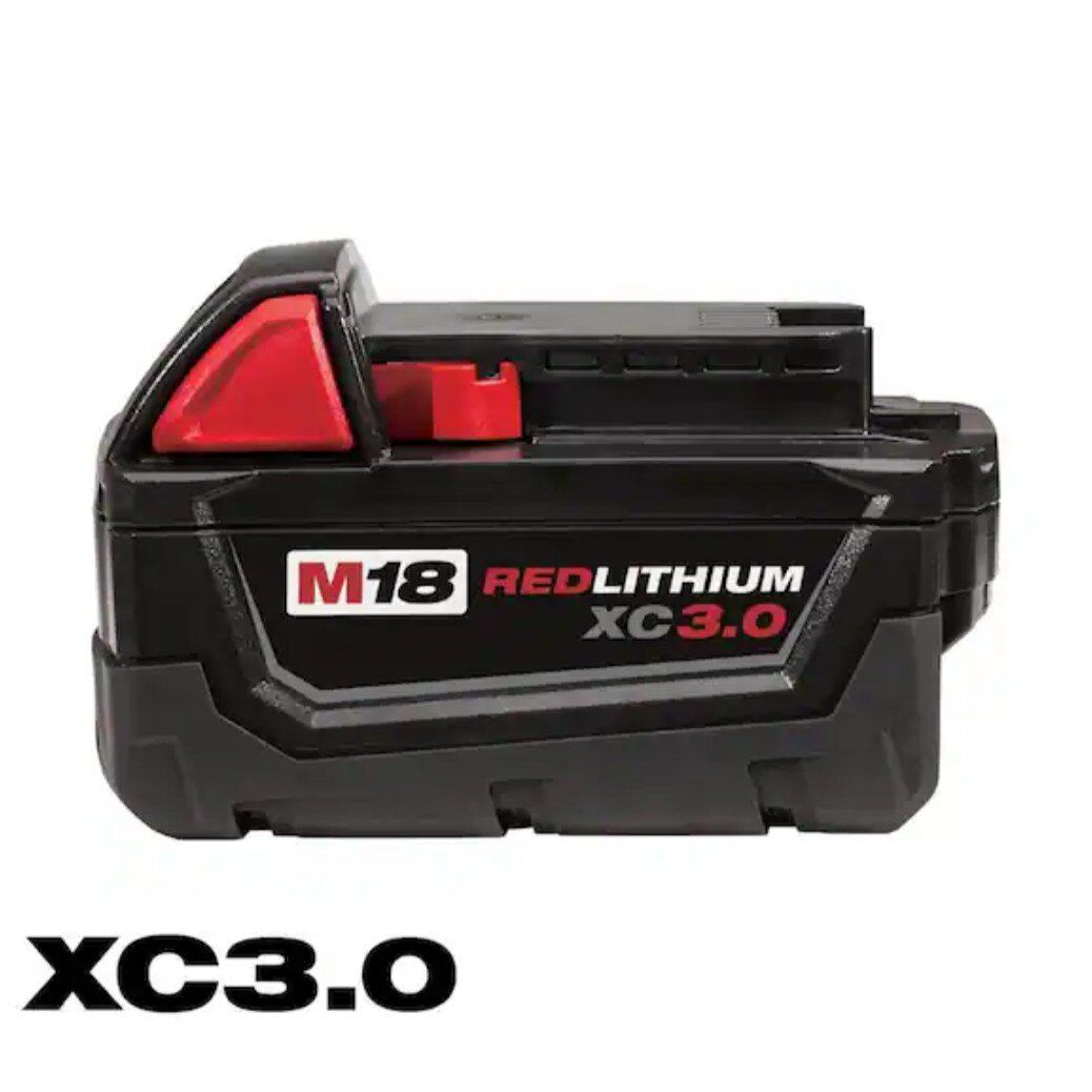 New Milwaukee M18 Red Lithium XC 3.0 Battery