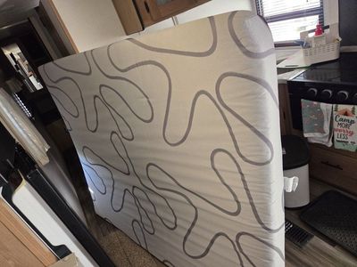 Montalva Upholstery Short Queen RV Mattress 60x74 - Polyester Fiber Batting
