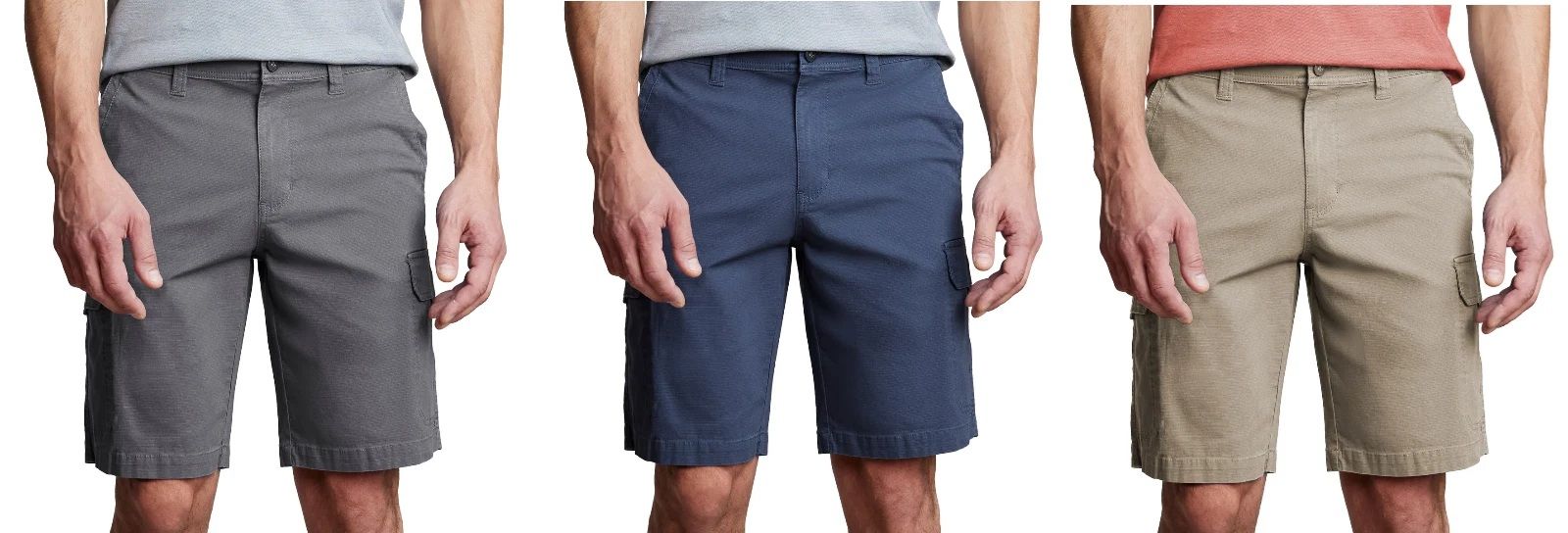 Copper & Oak Men's Cargo Short with Stretch Fabric Flex Waistband #102773