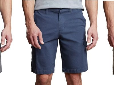 Copper & Oak Men's Cargo Short with Stretch Fabric Flex Waistband #102773