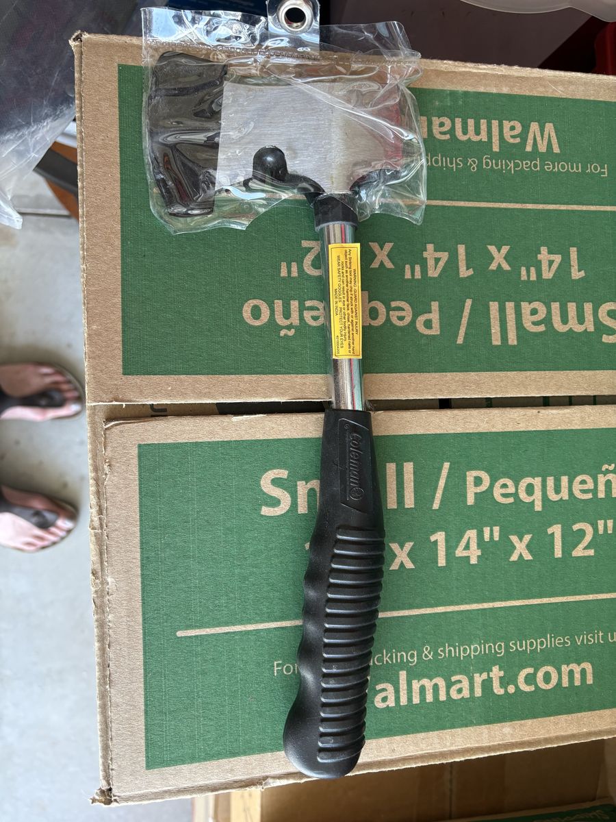 Camping hatchet available