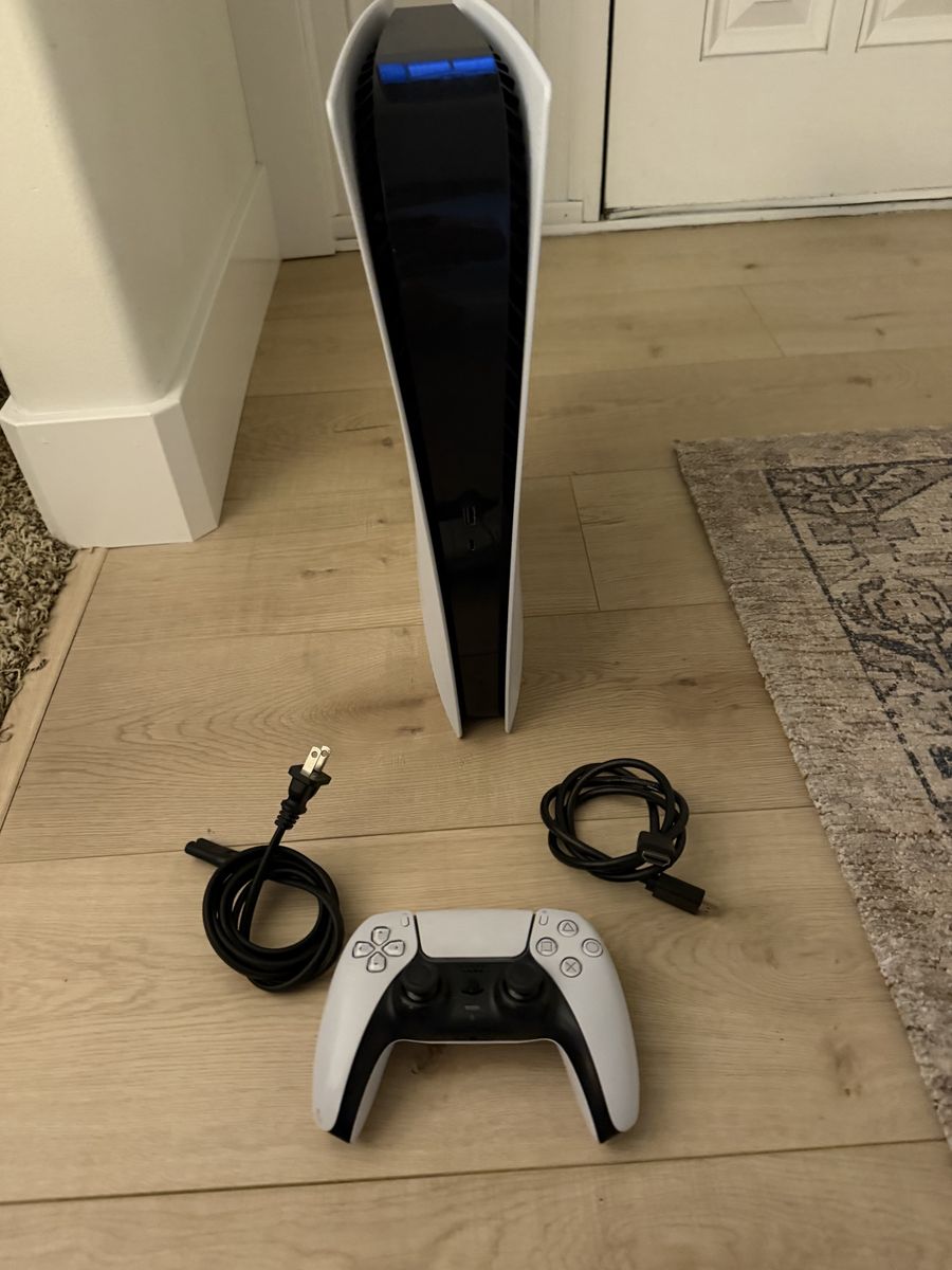 Sony PlayStation 5 Console with Controller and Cables