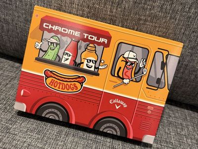 Callaway Chrome Tour Truvis Hot Dog Limited Edition Golf Balls 1 Dozen