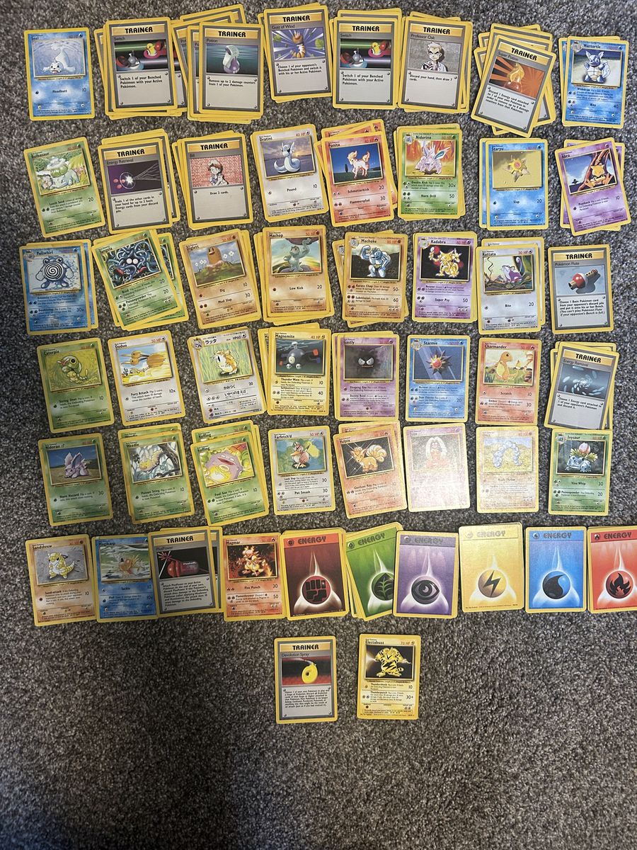 144 Base Set Vintage Pokemon Cards!