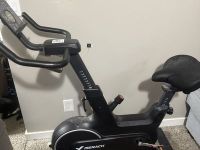 Merach stationary bike with upgraded seat