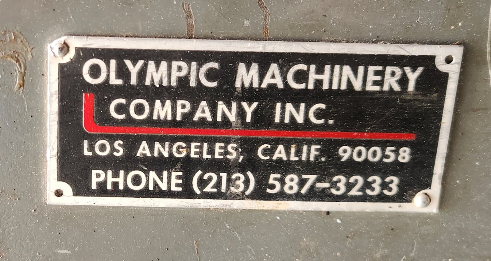 Olympic Machinery Company Table saw