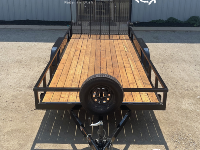 7x16' Workhorse Tandem Utility Trailer Base *SPARE TIRE INCLUDED*
