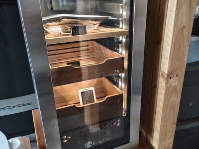 KingChii Stainless Steel Electric Cigar Humidor Cooler 50L