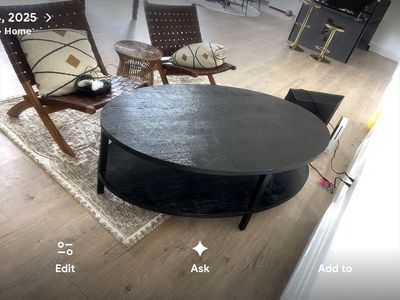 Crate ANd Barrell Ebony Table
