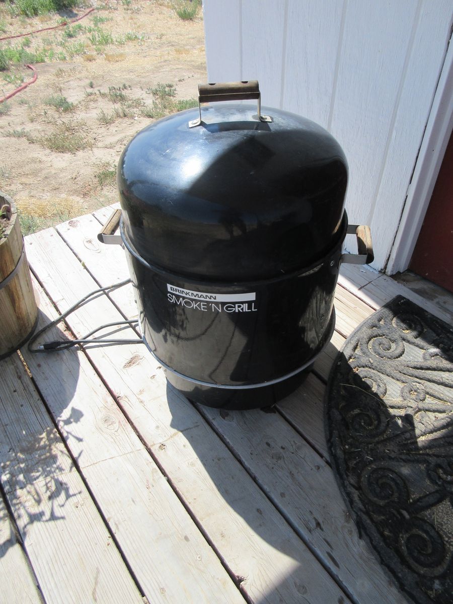 Brinkmann Smoke 'N Grill Electric Smoker & Grill - Black Portable Outdoor Cooking