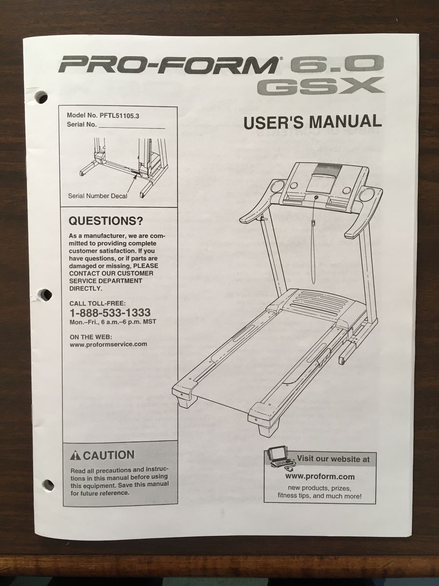 PRO-FORM 6.0 GSX folding treadmill