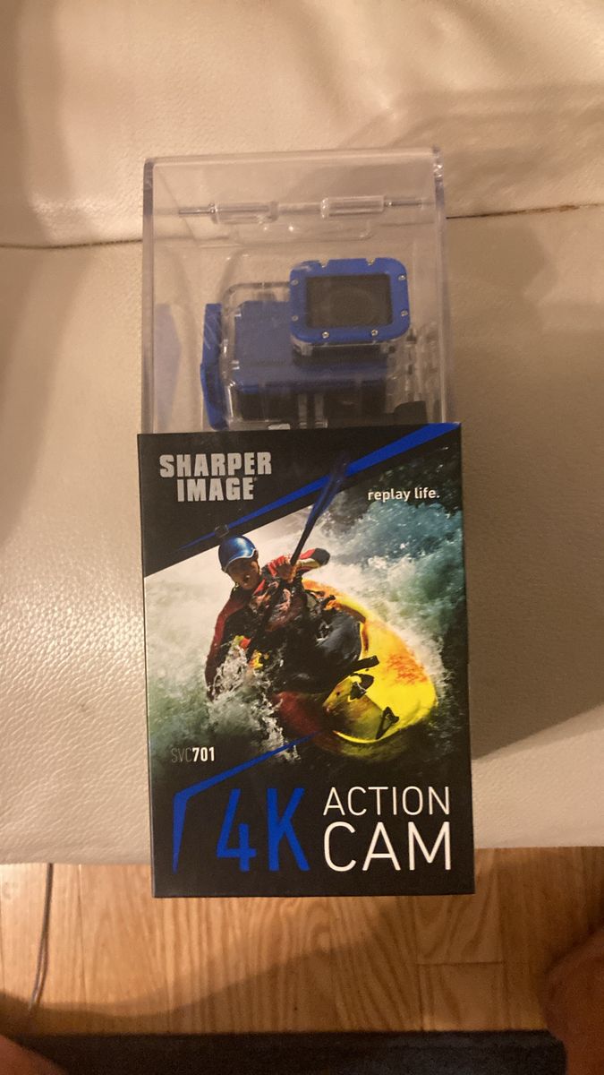 Sharper Image 4K Action Cam in Blue