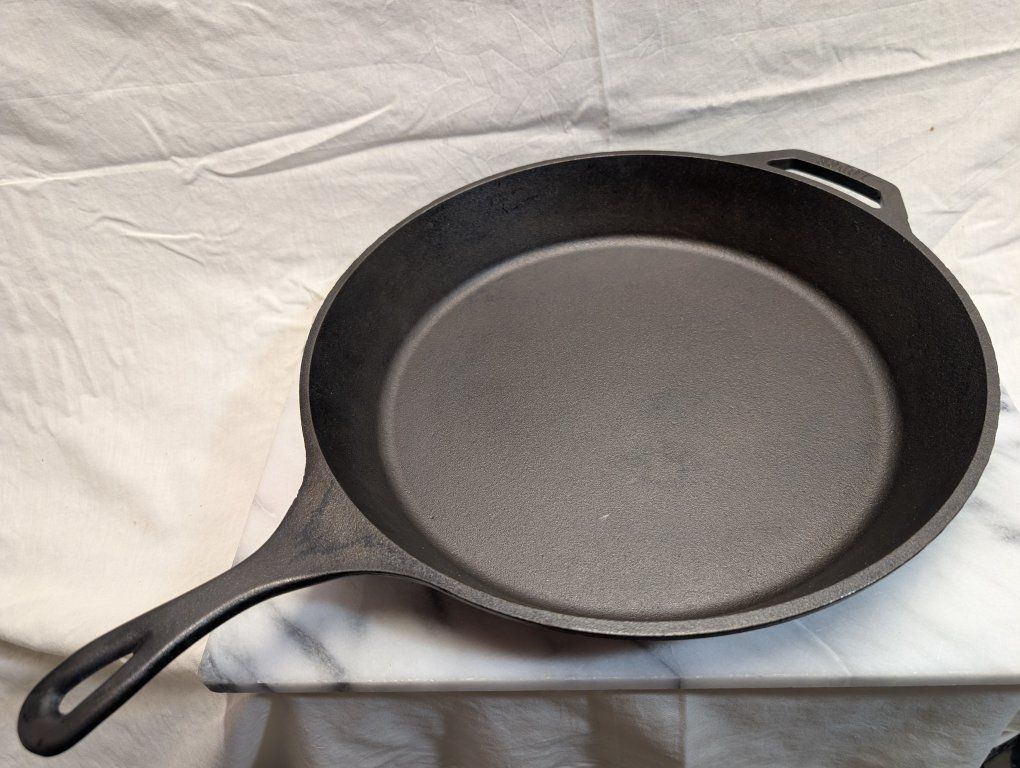 Lodge #14 Cast Iron Skillet- 15" Pan Ready to Cook!