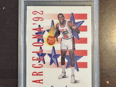 1991 Skybox Magic Johnson #533 Barcelona '92 Basketball Card - PSA GEM MT 10