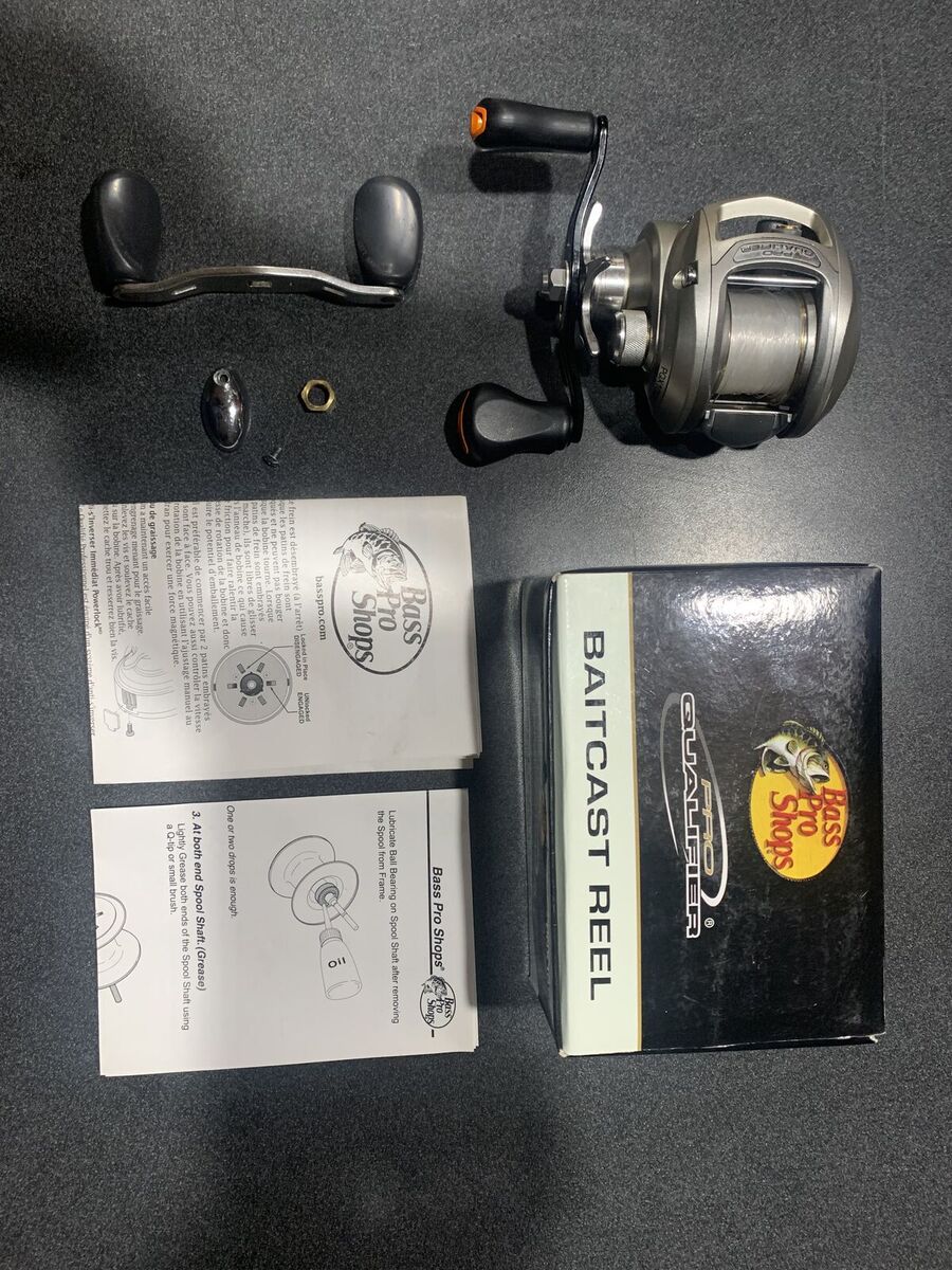 BPS Pro-Qualifier baitcast reel, LH 4.7:1