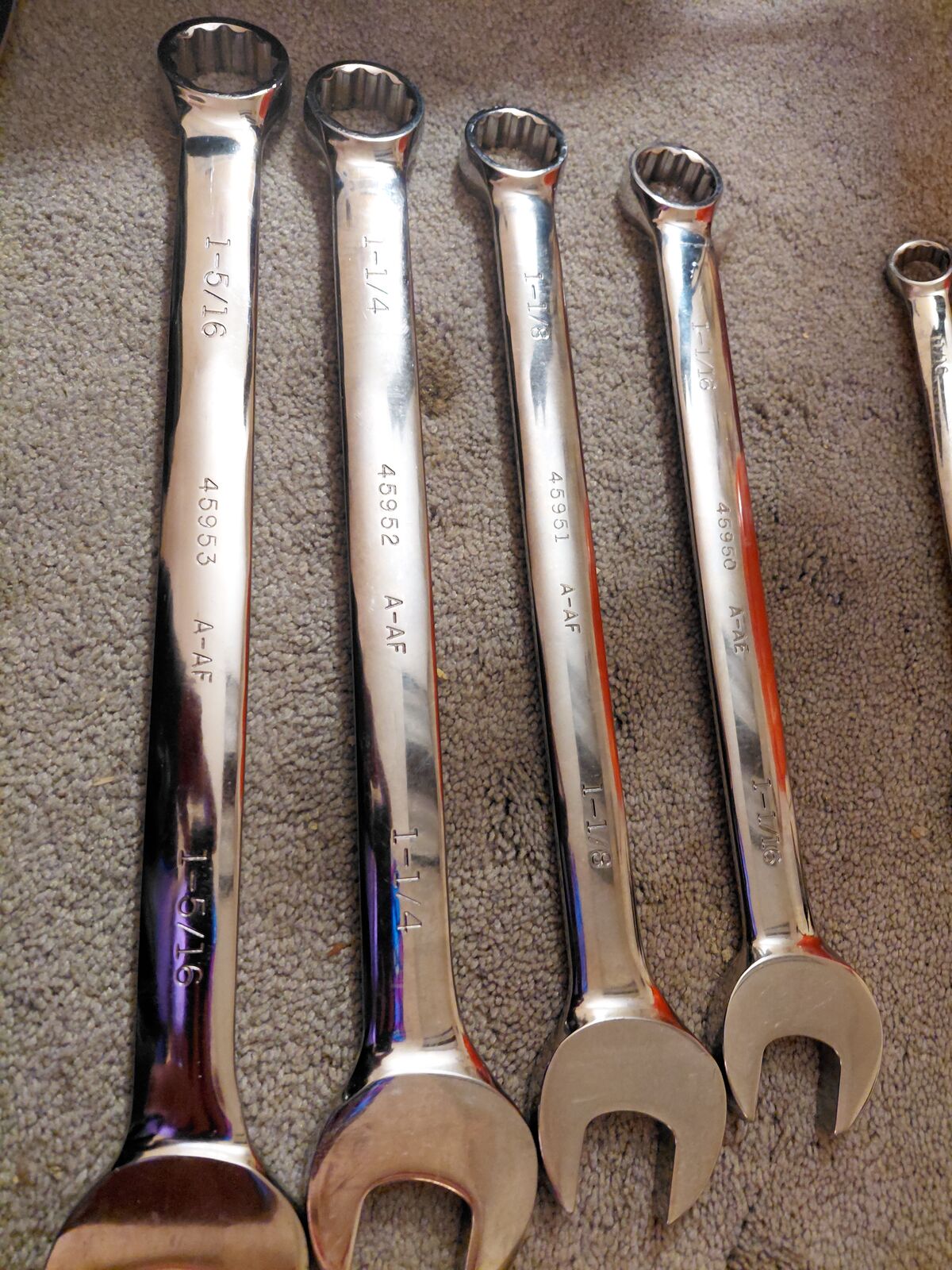 24 craftsman A-AE and A-AF professional wrenches