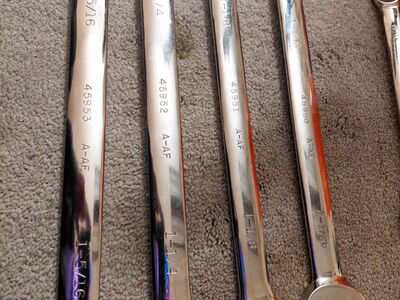 24 craftsman A-AE and A-AF professional wrenches