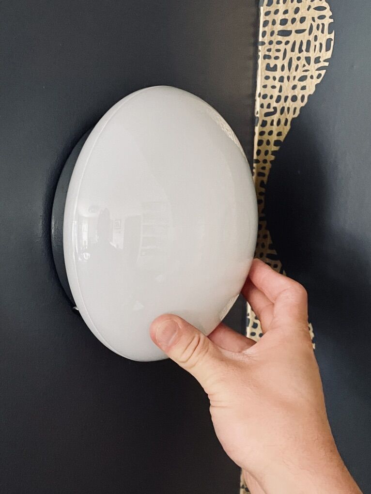 Vintage Mushroom Light Fixture Sconce