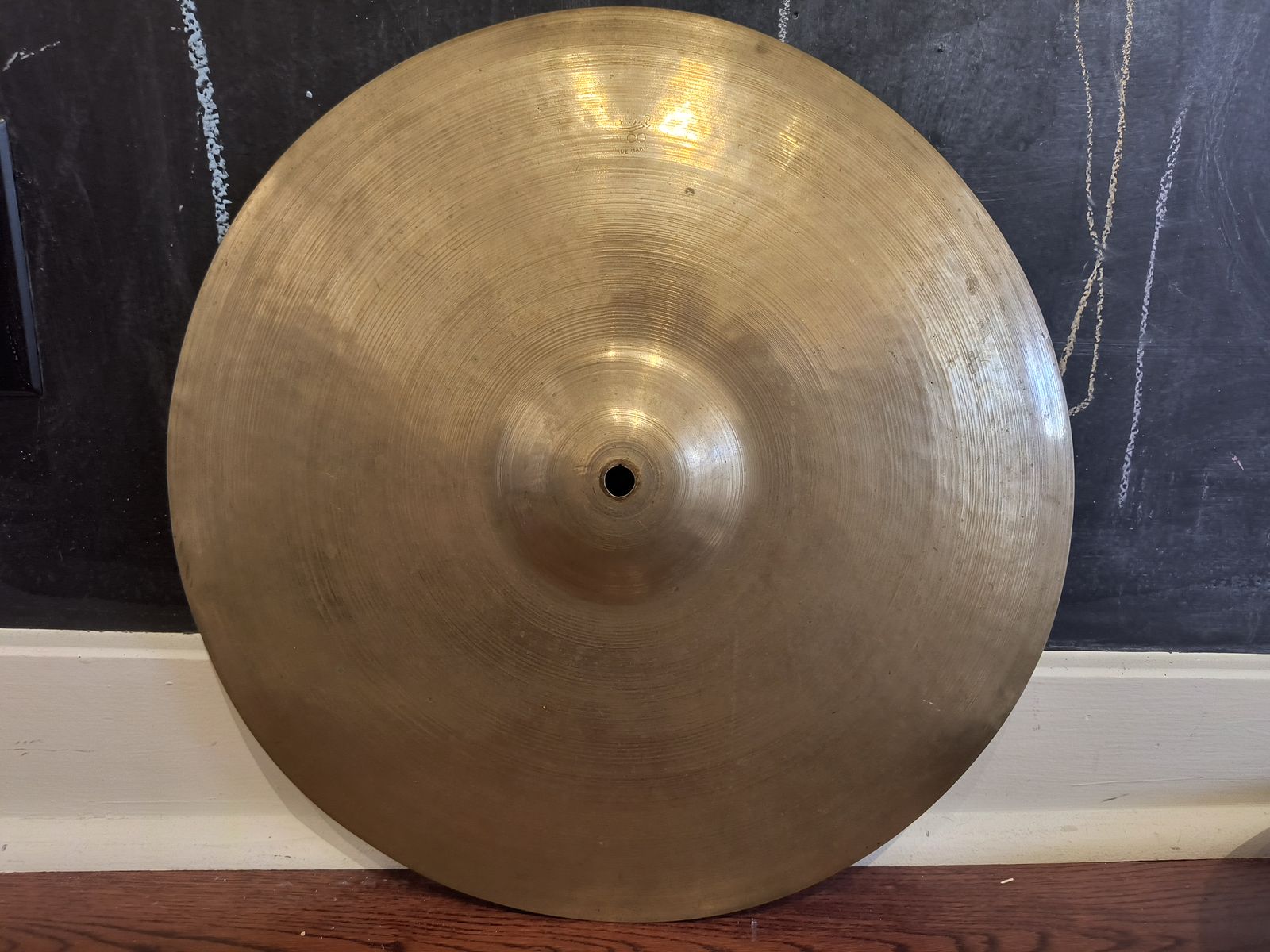 Vintage 1940s Zilco Zildjian 15" Cymbal 675g