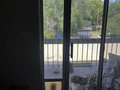 Patio Sliding Glass Door with Built-In Pet Door