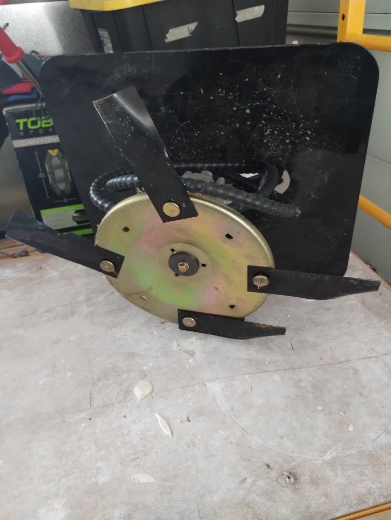 MIVA VA-13 Hydraulic Excavator Brush Cutter Attachment with Hoses