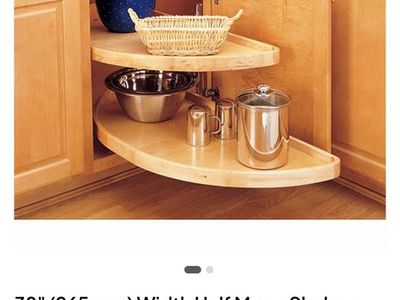 Under counter sliding shelves