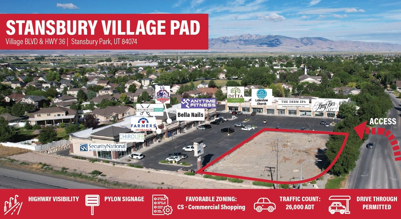 Stansbury Village Pad - .86 Acres - Stansbury Park, UT